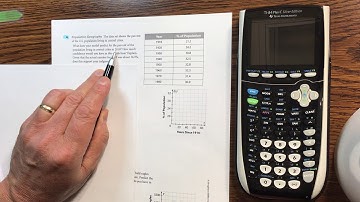 A2 Section 14-2 Choosing Among Linear, Quadratic, and Exponential Models Part 2