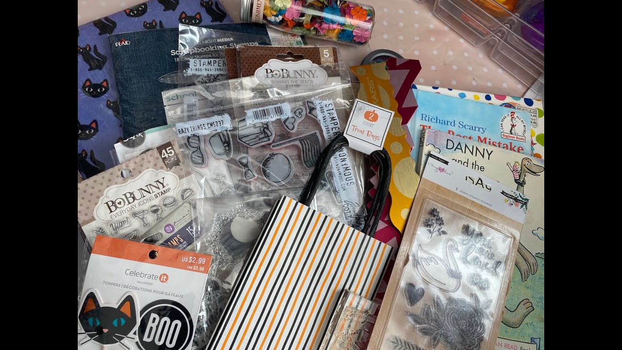 Stamps Scrapbooking Page Kits Paper Crafting Yard Sale Goodwill Haul