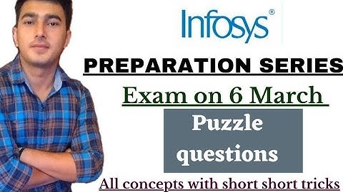 Infosys Previous Year Puzzle Questions||Part 1|Infosys Preparation strategy|6 March Exam|shorttricks