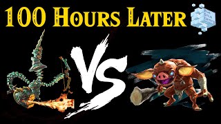 Zonai Soldier Constructs Vs. Bokoblins And 1 Moblin - 100 Hours Later Zelda Tears Of The Kingdom