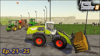 Sandy Bay🔹Ep. 21 - 25🔹TWO HOURS of FARMING & MUSIC🔹Farming Simulator 19