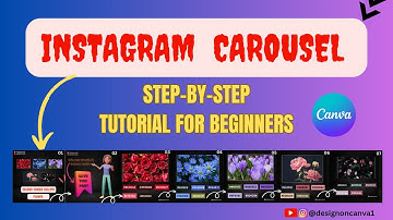How to Create INSTAGRAM CAROUSEL post with Canva | Step by Step Canva Tutorial |💙
