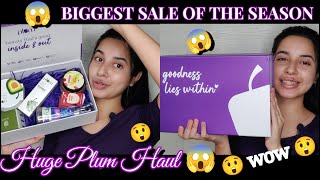 haul acne oilyskin Huge Haul From Plumgoodness | Biggest sale of the year | Collaboration video