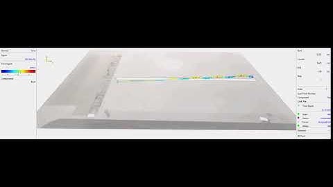 Polytec PSV-400-3D Scanning Vibrometer || Metasurface line retro test (1)