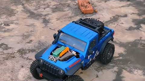 Firing Up a 4-Cylinder RC Crawler, modified by Cison engine & gearbox | Stirlingkit