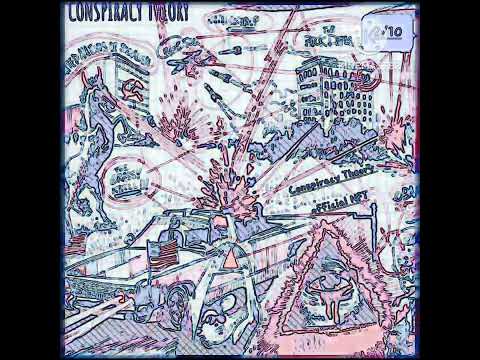 Conspiracy Theory by J-10 • NFT on OpenSea,  coming to rarible, wax, and minted.