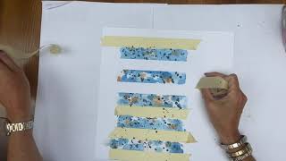 Water Colour Mintay Scrapbooking Page Process Video