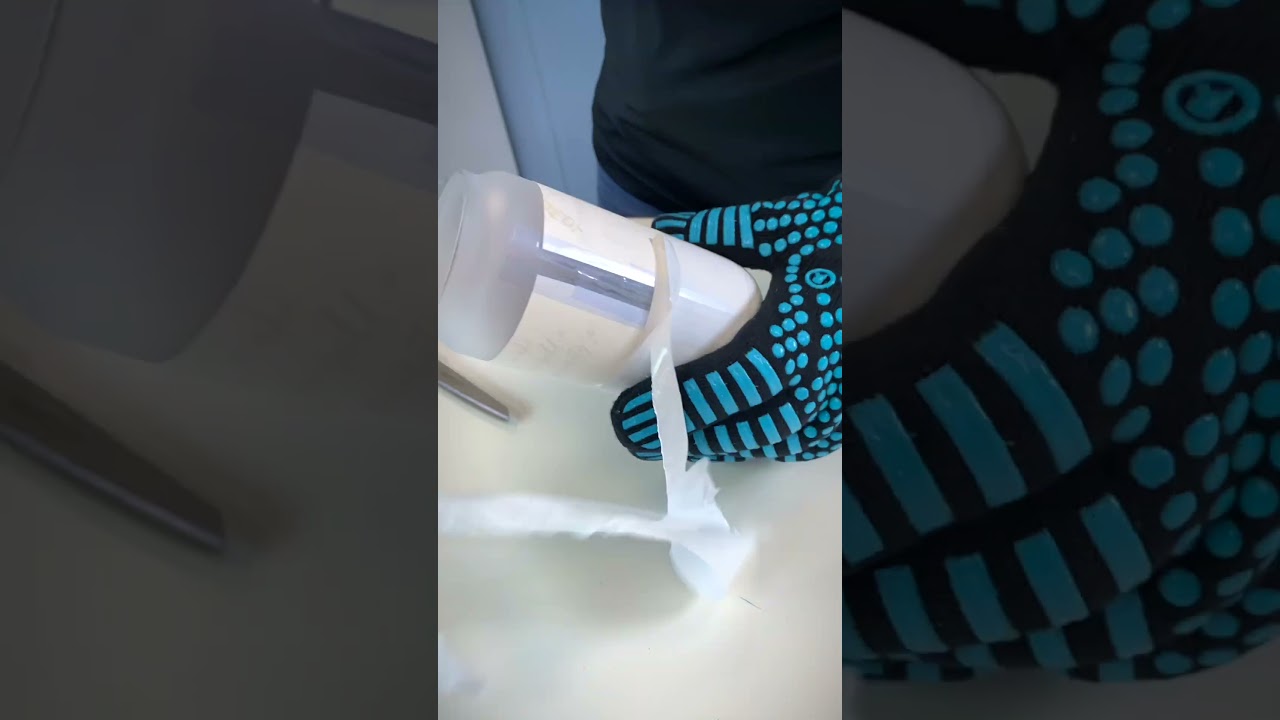 Frosted Glass Tumbler In A Sublimation Oven 