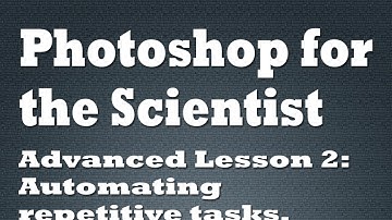 Automating repetitive tasks in Photoshop