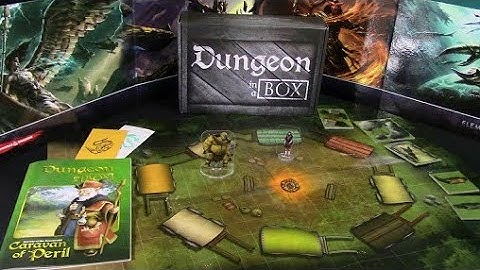 Dungeon In A Box "Caravan Of Peril" FIRST time UNBOXING
