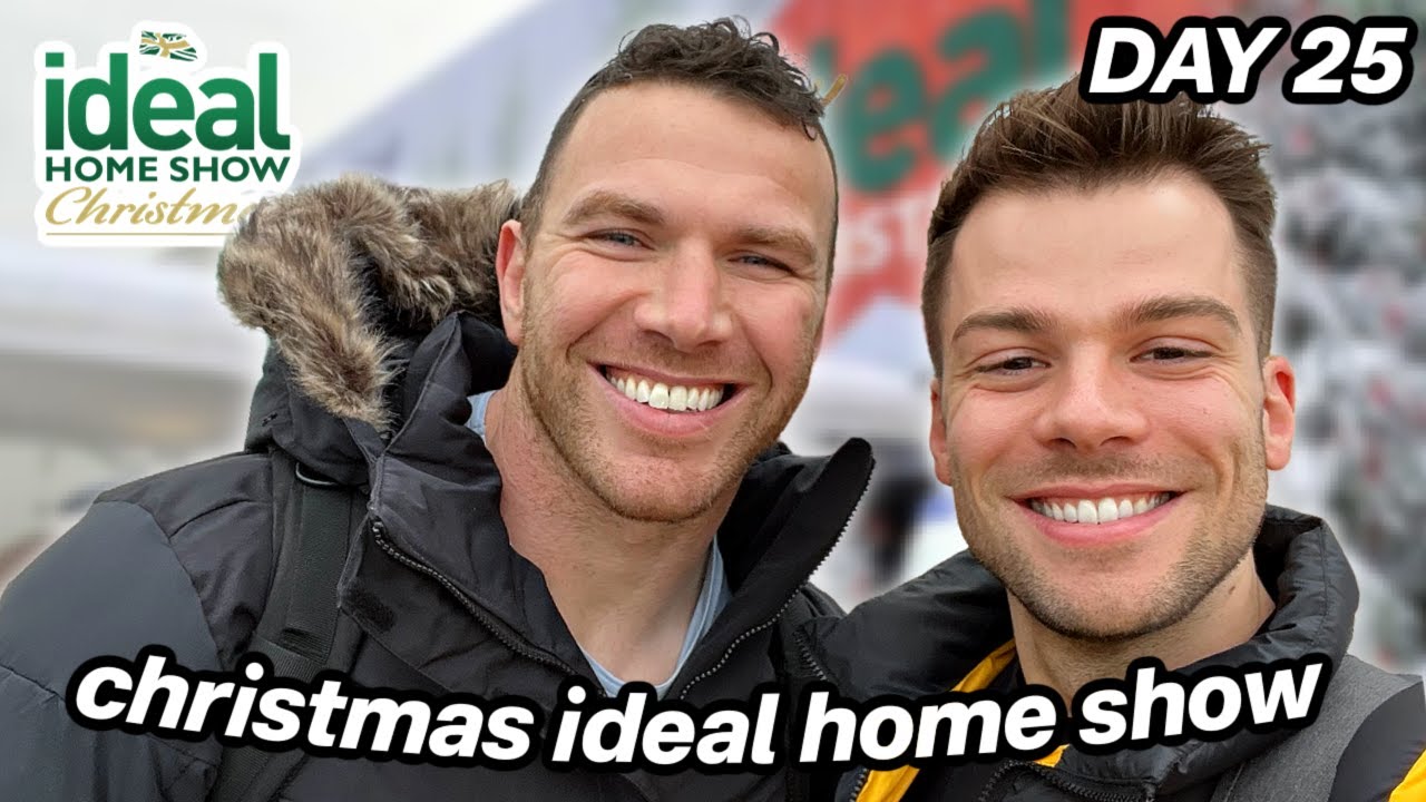 A Christmas Day Out with my Boyfriend 🎄 | The Ideal Home Show Christmas
