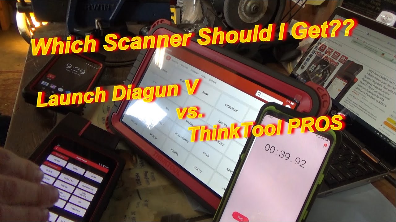 Which SCANNER Should I Get?? (Launch Diagun V vs. ThinkTool PROS)