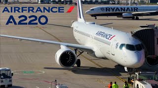 🇫🇷 Paris CDG - Berlin BER 🇩🇪  FIRST INAUGURAL Air France Airbus A220 [FLIGHT REPORT]