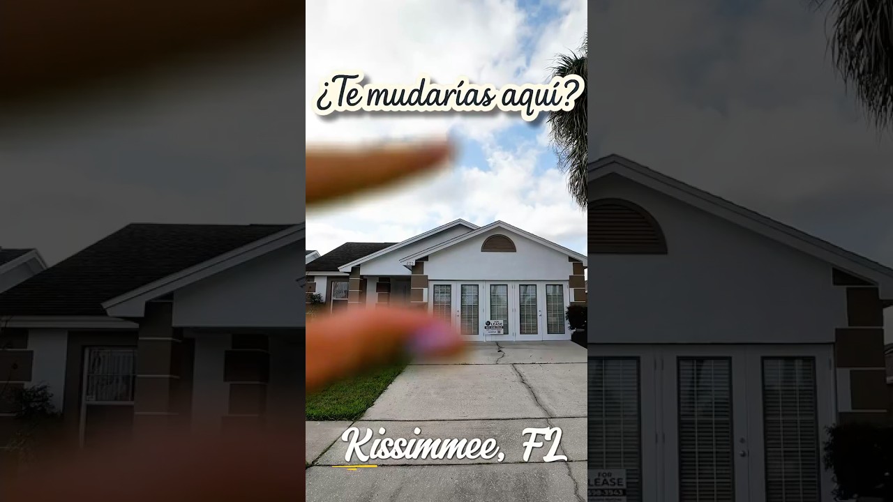 🏡 CASA EN ALQUILER EN KISSIMMEE – FRENTE AL AGUA CON PISCINA PRECIO REDUCIDO! 🌴
