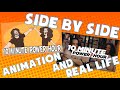 Every 10 minute power hour in a nutshell by shoocharu  animation and real life side by side