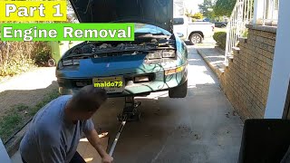 F-Body Camaro LT1 Engine removal part 1