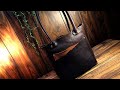 Free Pattern / Make a Leather tote bag. 【Leather Craft】