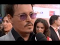 Johnny Depp - Complete interview at The Lone Ranger Berlin Premiere - 19 jul 2013