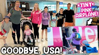 traveling as a family of 9 out of the country for the first time