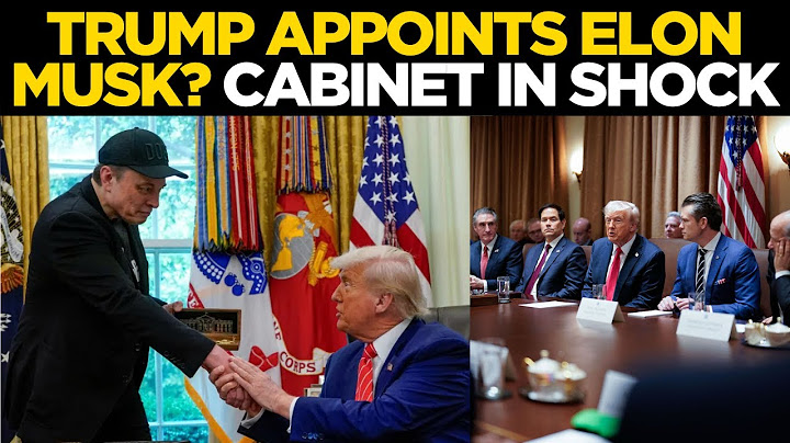 Trump LIVE | Cabinet Stunned as Trump Moves to Elevate Elon Musk | Trump | Elon Musk | US News Live