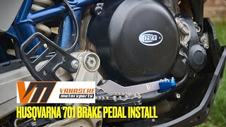 Husqvarna 701 Vanasche Brake Pedal Install