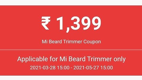 GetApps redeem mi beared trimmers