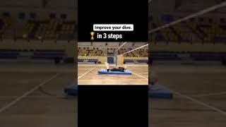 improve your dive in volleyball
