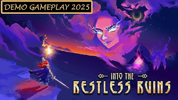 Into the Restless Ruins - Full Demo Gameplay Video 2025 (PC) - Roguelike/Indie/Vamp Survivors