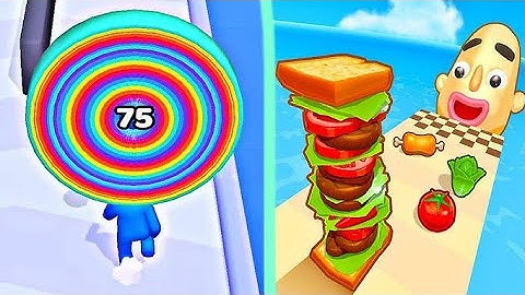 Layer Man 🆚 Sandwich run 3d New Levels Big New Update Max Walkthrough Android iOS Gameplay Level 498