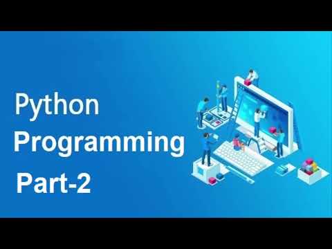 Basics of Python - Part-2 |Er. Manoj S. Kavedia | TSEC