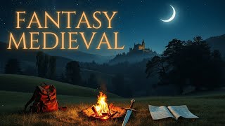 🌌 Traveler’s Tune | Beneath the Endless Night Sky | Fantasy Medieval Music ✨🔥