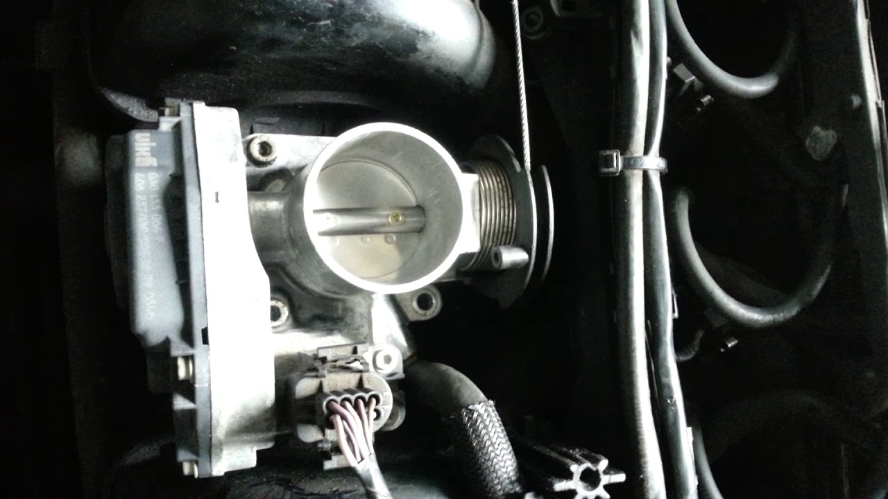 Throttle body test electronic throttle valve škrtící klapka bez OBD