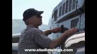 Flying to Seattle - Harrison Ford flies from Jackson Hole, WY to Boeing Field, Seattle