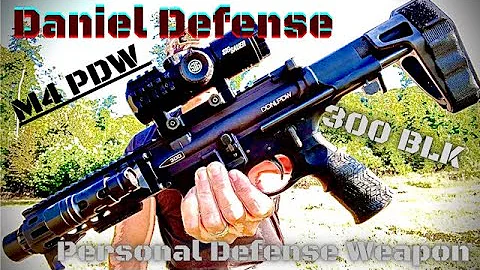 Daniel Defense M4 PDW 300 BLK Review and Field Test... 100 yards... 150 yards!!!