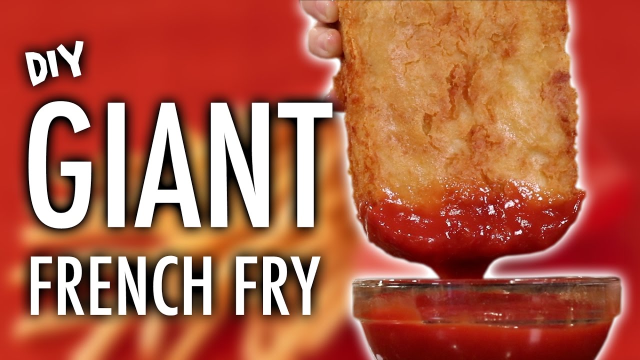DIY GIANT FRENCH FRY | HellthyJunkFood