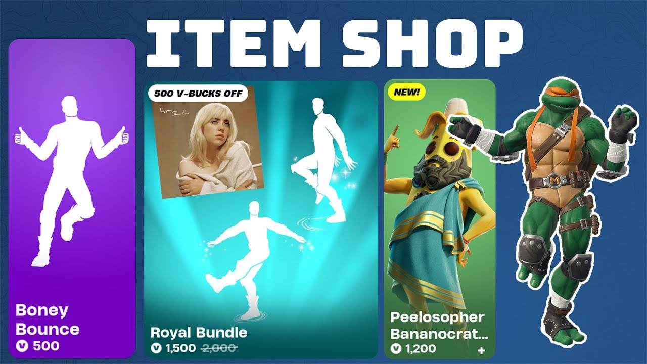NEW Peely Skin Billie Eilish & More Fortnite Item Shop 4232024