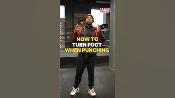 How to turn foot when punching #learnboxing #boxingtips #boxingtutorial #boxingtechnique #fyp