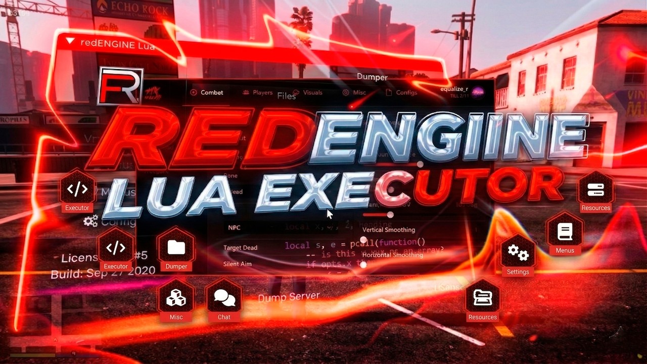 Molestando con El Mod menu redENGINE FiveM - YouTube