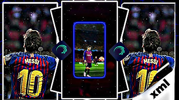 Messi is always on fire😈🇦🇷 | 3D /  NEW TREND XML FILE 🎟 | VIDEO XML PROJECT #alightmotion | 2023