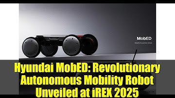 Hyundai MobED: Revolutionary Autonomous Mobility Robot Unveiled at iREX 2025