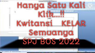 Cara Buat Kwitansi SPJ BOS Otomatis dengan SATU KLIK...!!!