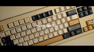Matrix Abel X v2 - early retooled black switches ( 초기신흑 )
