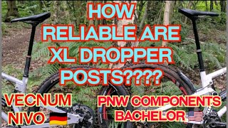 HOW RELIABLE ARE EXTRA LONG DROPPER SEAT POSTS? PNW COMPONENTS BACHELOR 200MM & VECNUM NIVO 212MM