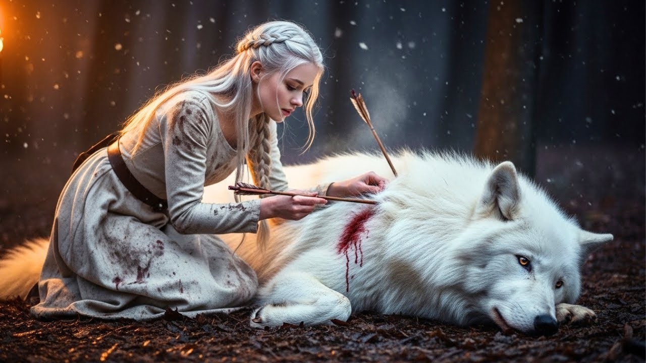 She Removed Poisoned Arrows From a Wolf — When He Shifted, the Alpha King Declared Her His Mate