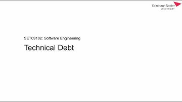 Technical debt