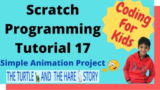 Coding for kids | Scratch Tutorial 17 | Simple Animation Project Profile