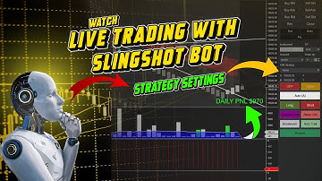 Automation Trading Bot Shapes NQ Market || Slingshot Bot.#ninjatrader8