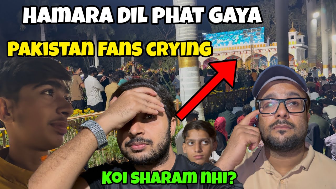 Pakistan Fans Crying After Defeat to India💔| India vs Pakistan WC 2026 | Emotional Public Reactions