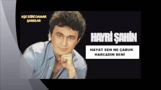 HAYRİ ŞAHİN: HAYAT SEN NE ÇABUK HARCASIN BENİ