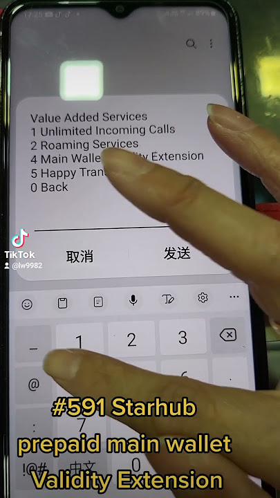 591 Starhub prepaid main wallet Validity Extension #starhub #starhubprepaid #sharingiscaring